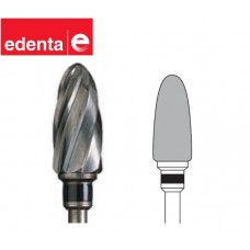 Edenta TC Plain Cut Burs - Super Coarse - Black Band - 1pc